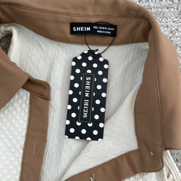 SHEIN Short Sleeve Collared Dress - Picture 2 of 4